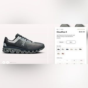 On Running Cloudflow Mens Sneakers
